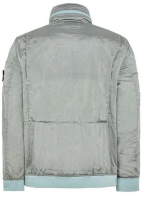 STONE ISLAND SS23 Metallic Nylon Logo Zip-Up Jacket Sky Blue 781541920-V0041 Lookbook STONE ISLAND SS23 Metallic Nylon Logo Zip-Up Jacket Sky Blue 781541920-V0041