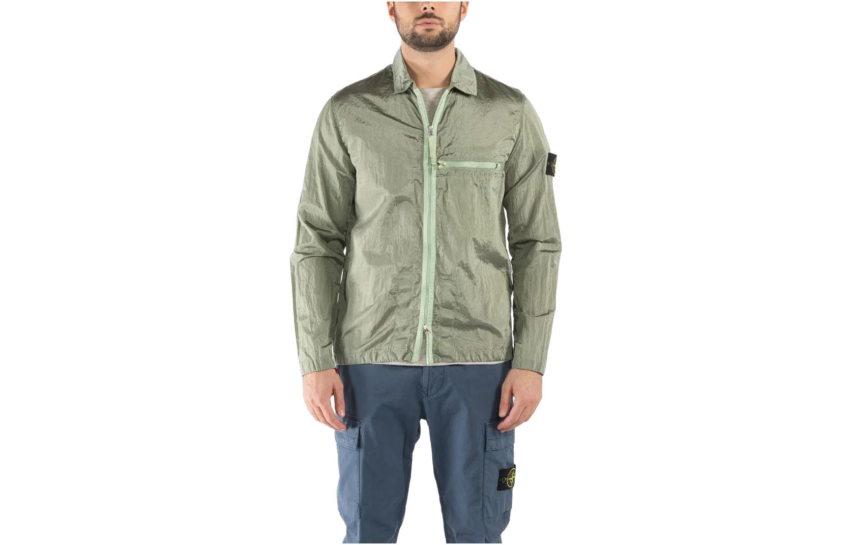 STONE ISLAND SS23  Nylon Meta Series Light Green Long Sleeve Zip Jacket. 781510919-V0052 圖 3