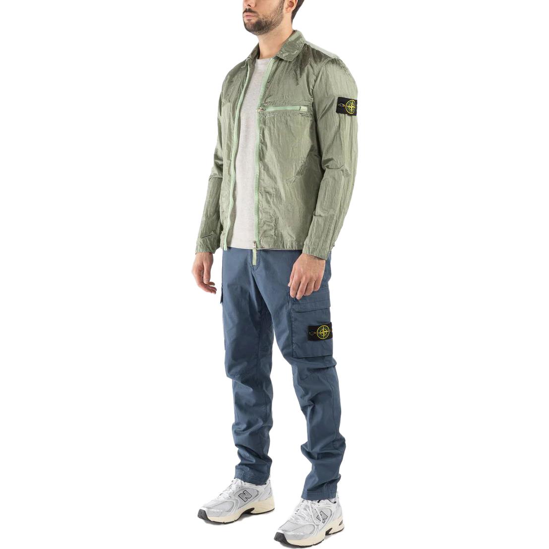 STONE ISLAND SS23  Nylon Meta Series Light Green Long Sleeve Zip Jacket. 781510919-V0052 圖 6