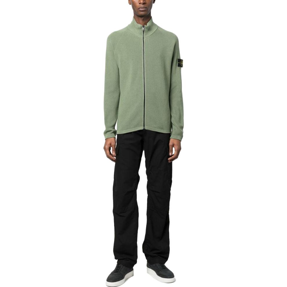 STONE ISLAND SS23  Olive Green Knitted Zip Jacket 7815526D8-V0055 圖 3