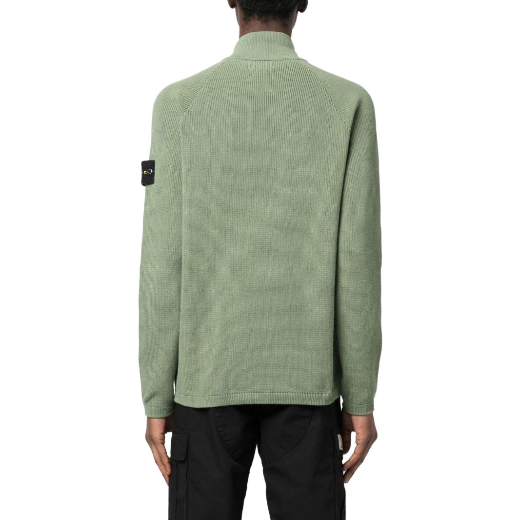 STONE ISLAND SS23  Olive Green Knitted Zip Jacket 7815526D8-V0055 圖 5
