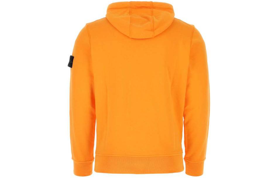 STONE ISLAND SS23  Orange Drawstring Logo Hoodie Pullover Long Sleeve 101564151-V0032 圖 3