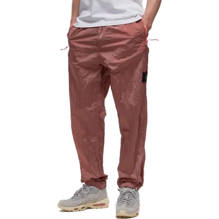 STONE ISLAND SS23  Pink Crinkle Effect Knit Track Pants. 781531019-V0080 圖 3