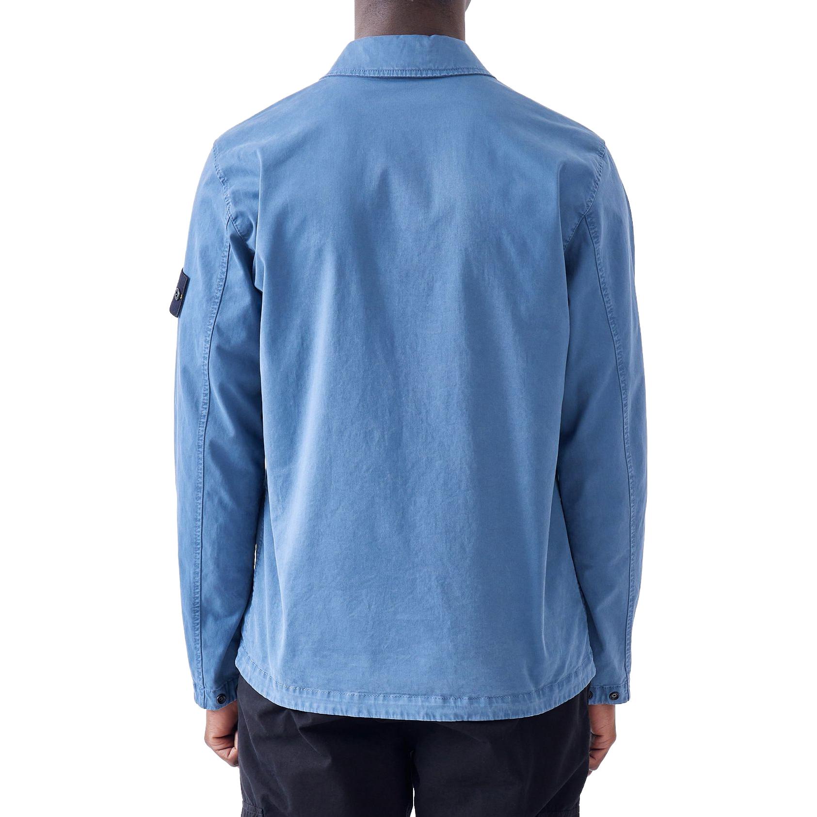 STONE ISLAND SS23  Prussian Blue Plain Long Sleeve Jacket 781510304-V0124 圖 4