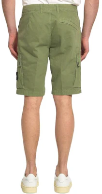 STONE ISLAND SS23 綠色純色工裝短褲 1015L11WA-V0155 Shop STONE ISLAND SS23 綠色純色工裝短褲 1015L11WA-V0155