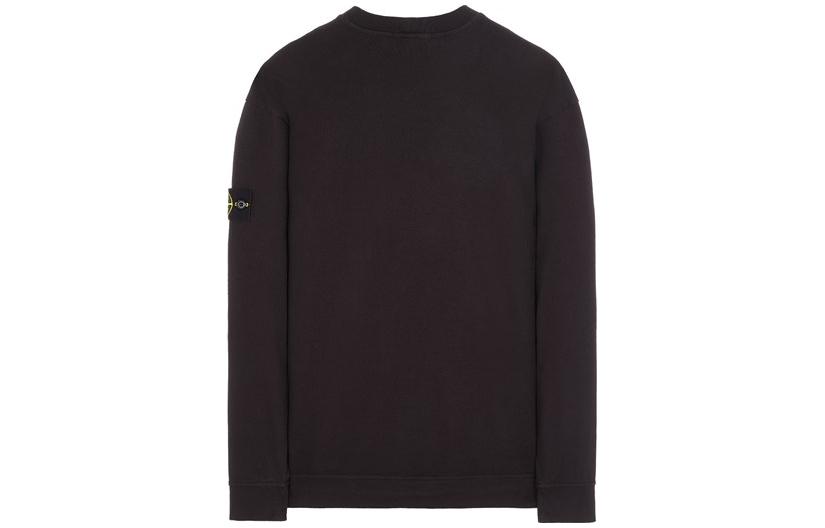 Lookbook STONE ISLAND SS23 Sweatshirt Crewneck Pullover Warna Solid - Biru Tua 101563750-A0020