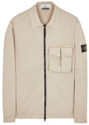 STONE ISLAND SS23 Chaqueta Camisa Caqui Logo Bordado Color Sólido. 781510304-V0192 Buy STONE ISLAND SS23 Chaqueta Camisa Caqui Logo Bordado Color Sólido. 781510304-V0192