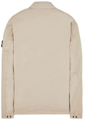 STONE ISLAND SS23 Chaqueta Camisa Caqui Logo Bordado Color Sólido. 781510304-V0192 Lookbook STONE ISLAND SS23 Chaqueta Camisa Caqui Logo Bordado Color Sólido. 781510304-V0192
