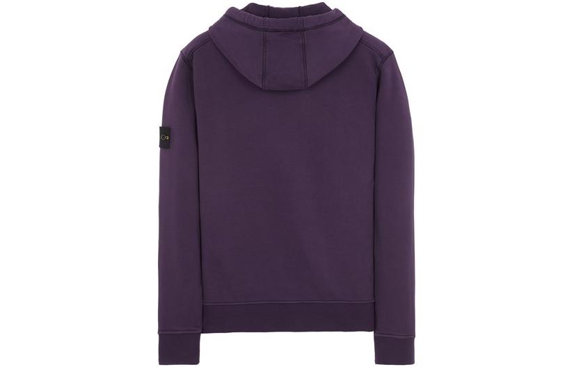 STONE ISLAND SS23  Solid Color Pullover Hoodie Deep Purple 101564151-V0026 圖 3
