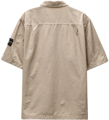 Stone Island SS23 Solid Cupro Short Sleeve Shirt Dove Grey 781511429-V0092 Lookbook Stone Island SS23 Solid Cupro Short Sleeve Shirt Dove Grey 781511429-V0092
