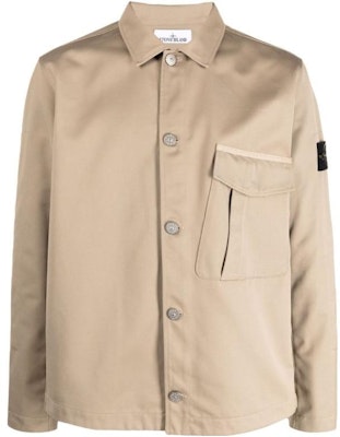 STONE ISLAND SS23 Chaqueta Camisa Manga Larga Logo Sólido Marrón Claro 781510428-V0092 Buy STONE ISLAND SS23 Chaqueta Camisa Manga Larga Logo Sólido Marrón Claro 781510428-V0092