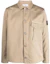 Order STONE ISLAND SS23 Chaqueta Camisa Manga Larga Logo Sólido Marrón Claro 781510428-V0092