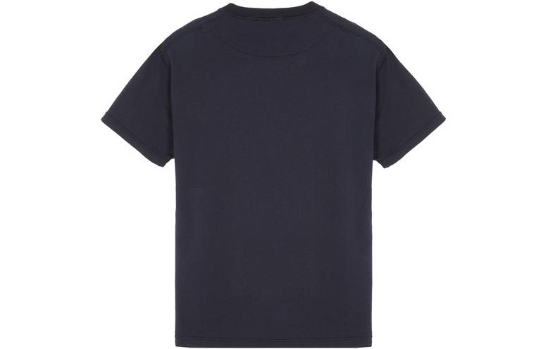 STONE ISLAND SS23 Badge Print Crew Neck T-Shirt Men’s Navy Blue 101521957-A0020 圖 3