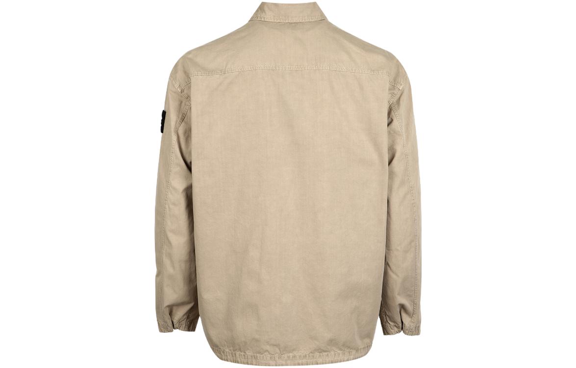 STONE ISLAND SS23 Beige Double Pocket Button-Up Long Sleeve Jacket Men. 7815115WN-V0192 圖 3