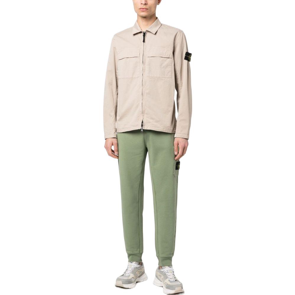 Stone Island SS23 Beige Pocket Long Sleeve Shirt Jacket for Men 781510210-V0092 圖 3