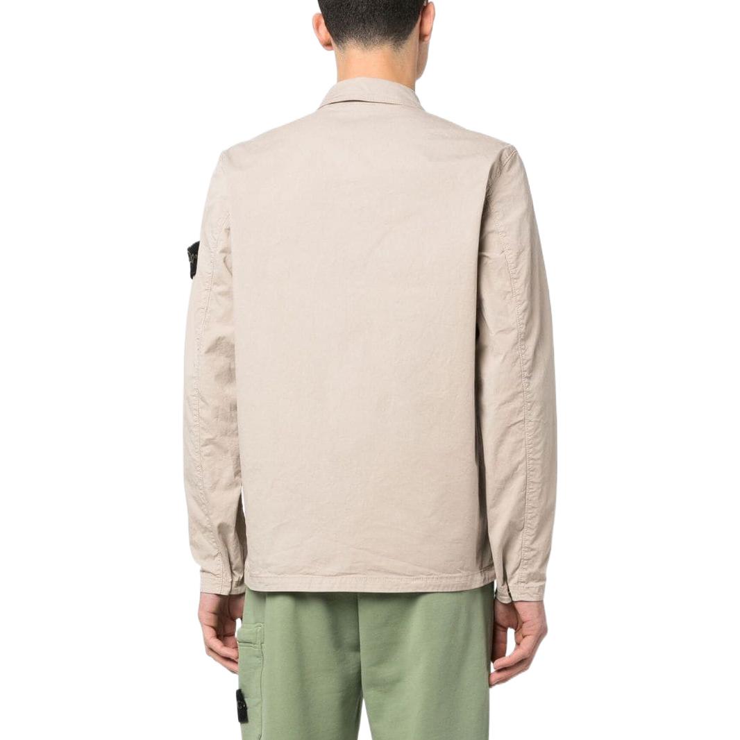 Stone Island SS23 Beige Pocket Long Sleeve Shirt Jacket for Men 781510210-V0092 圖 4