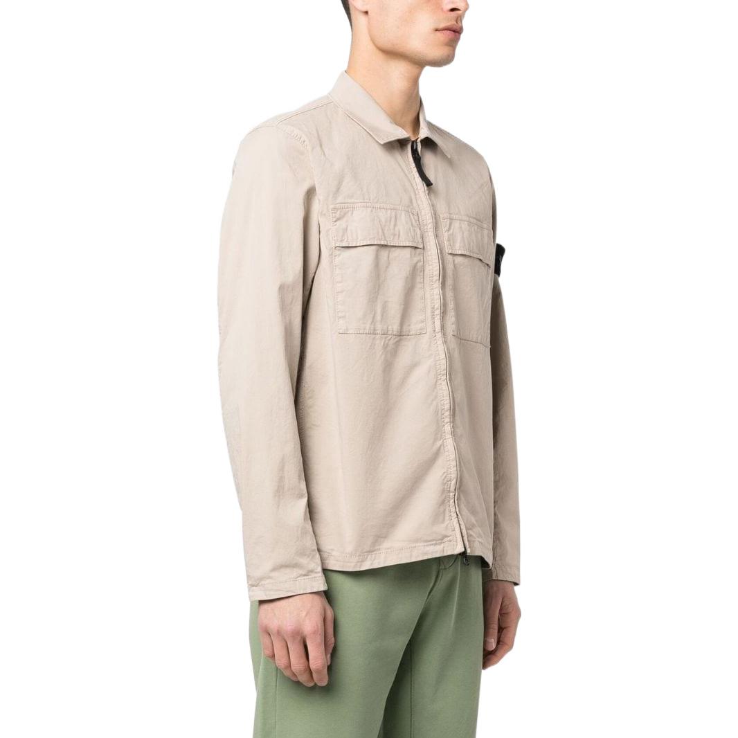 Stone Island SS23 Beige Pocket Long Sleeve Shirt Jacket for Men 781510210-V0092 圖 5