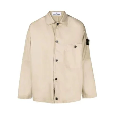 Stone Island SS23 Beige Single-Breasted Long Sleeve Jacket 771511014-V0090