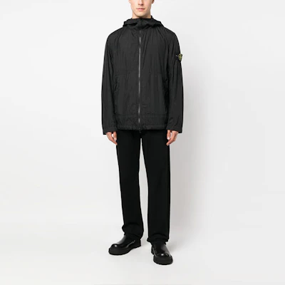 Stone Island SS23 Black Lightweight Waterproof Hooded Jacket for Men 781540522-V0029 Lookbook Stone Island SS23 Black Lightweight Waterproof Hooded Jacket for Men 781540522-V0029