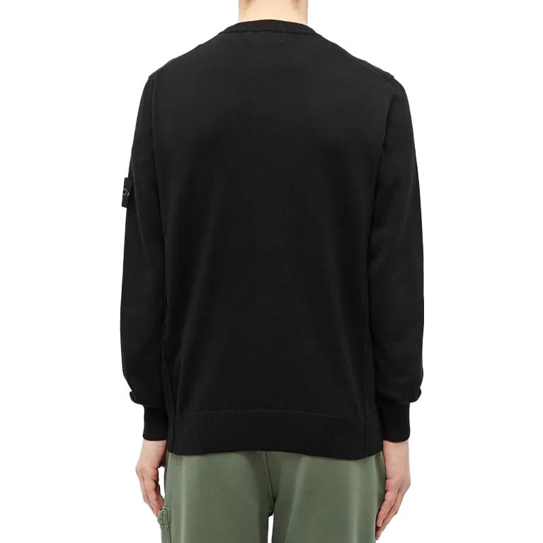 Stone Island SS23 Black Pullover Crewneck Sweatshirt Unisex 7215510B2-V0029 圖 4