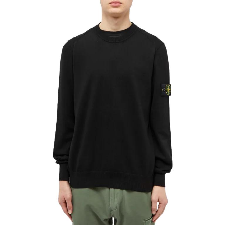 Stone Island SS23 Black Pullover Crewneck Sweatshirt Unisex 7215510B2-V0029 圖 5
