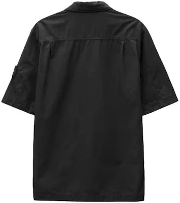 스톤아일랜드 SS23 블랙 로고 패치 반팔 셔츠 남성용 781511429-V0029 Lookbook 스톤아일랜드 SS23 블랙 로고 패치 반팔 셔츠 남성용 781511429-V0029