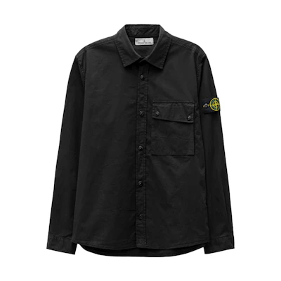 STONE ISLAND SS23 Black Single-Breasted Pocket Jacket Long Sleeve 781511610-V0029