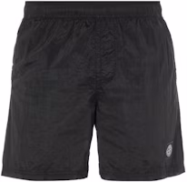 Order Stone Island SS23 黑色徽章男士直筒休閒短褲 7715B0943-V0029