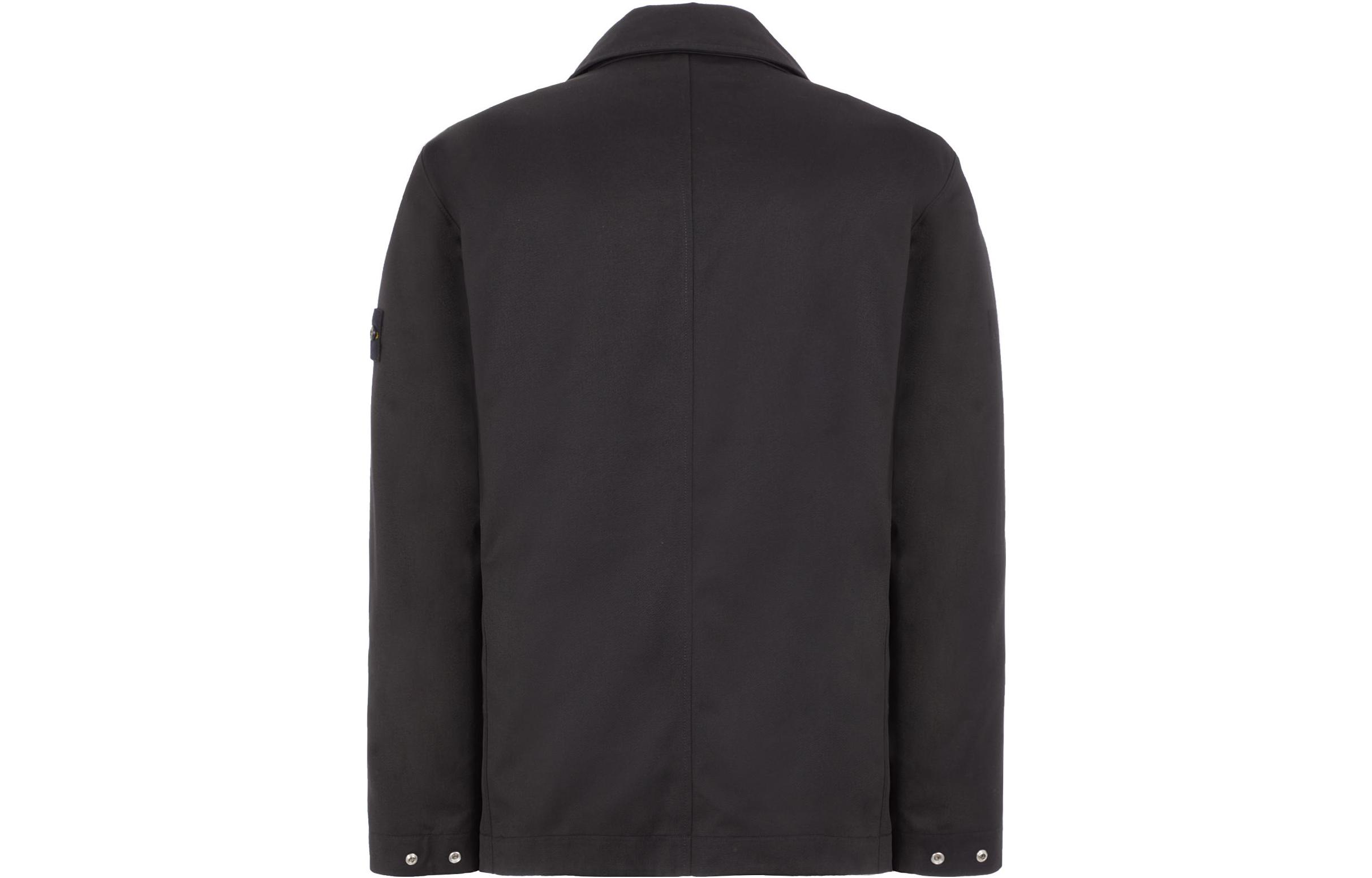 STONE ISLAND SS23 Black Solid Color Patch Blazer  Jacket. 7815A0128-V0029 圖 3