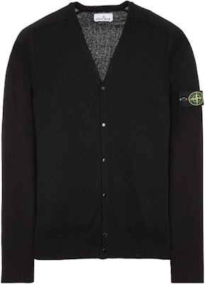 STONE ISLAND SS23 男士黑色V領針織毛衣附標誌。 7815527D3-V0029 Buy STONE ISLAND SS23 男士黑色V領針織毛衣附標誌。 7815527D3-V0029