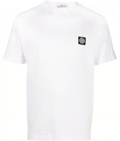 STONE ISLAND SS23 Cleanfit White Logo Patch Crewneck T-Shirt . 101524113-A0001 STONE ISLAND SS23 Cleanfit White Logo Patch Crewneck T-Shirt . 101524113-A0001