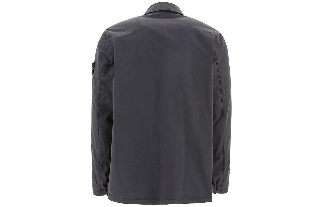 STONE ISLAND SS23 Coach Jacket Dual Pockets Unisex - Charcoal Gray 781510210-V0065 圖 3