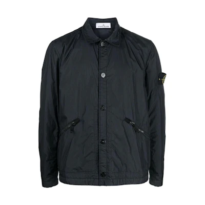 Stone Island SS23 Colorblock Pocket Logo Patch Jacket Deep Blue 781542522-V0020