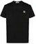 Buy 스톤 아일랜드 SS23 컴퍼스 로고 블랙 크루넥 티셔츠 791523757-A0029
