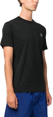 스톤 아일랜드 SS23 컴퍼스 로고 블랙 크루넥 티셔츠 791523757-A0029 Purchase 스톤 아일랜드 SS23 컴퍼스 로고 블랙 크루넥 티셔츠 791523757-A0029