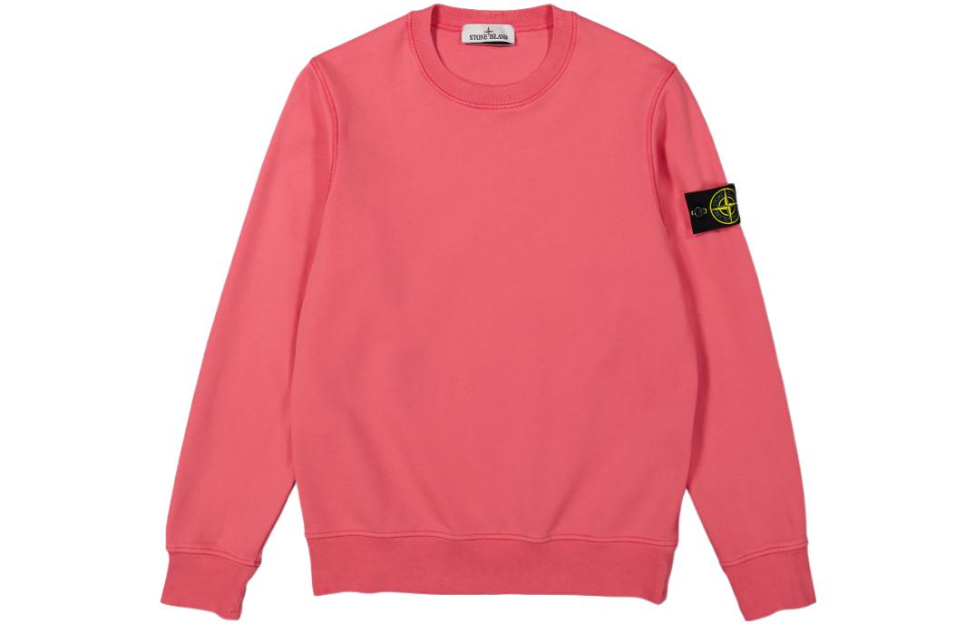 Stone Island SS23 Compass Logo Crewneck Sweatshirt Pink - 101563051-V0087