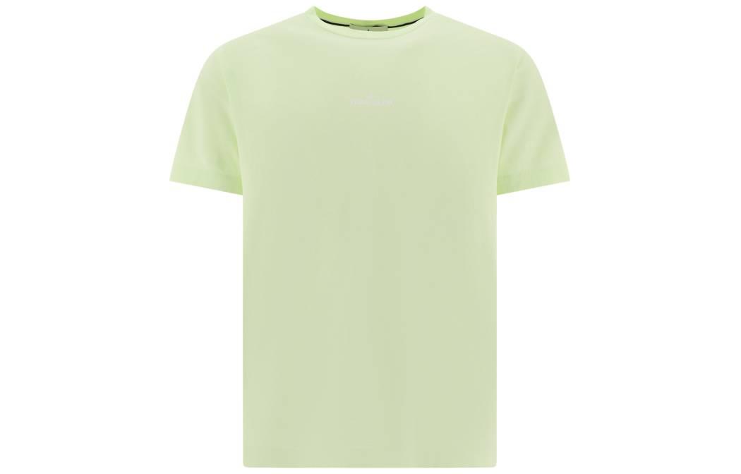 Lookbook STONE ISLAND SS23 羅盤標誌短袖T恤 綠黃配色 78152NS89-V0052