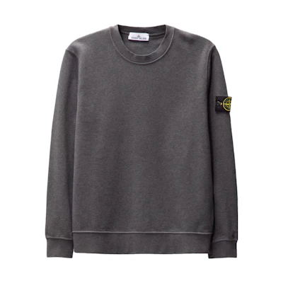 Stone Island SS23 Compass Patch Crewneck Sweatshirt Men’s Dark Gray 101563051-V0M67