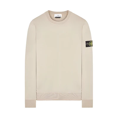 Stone Island SS23 Compass Patch Crewneck Sweatshirt Dove Gray - 101563051-V0092