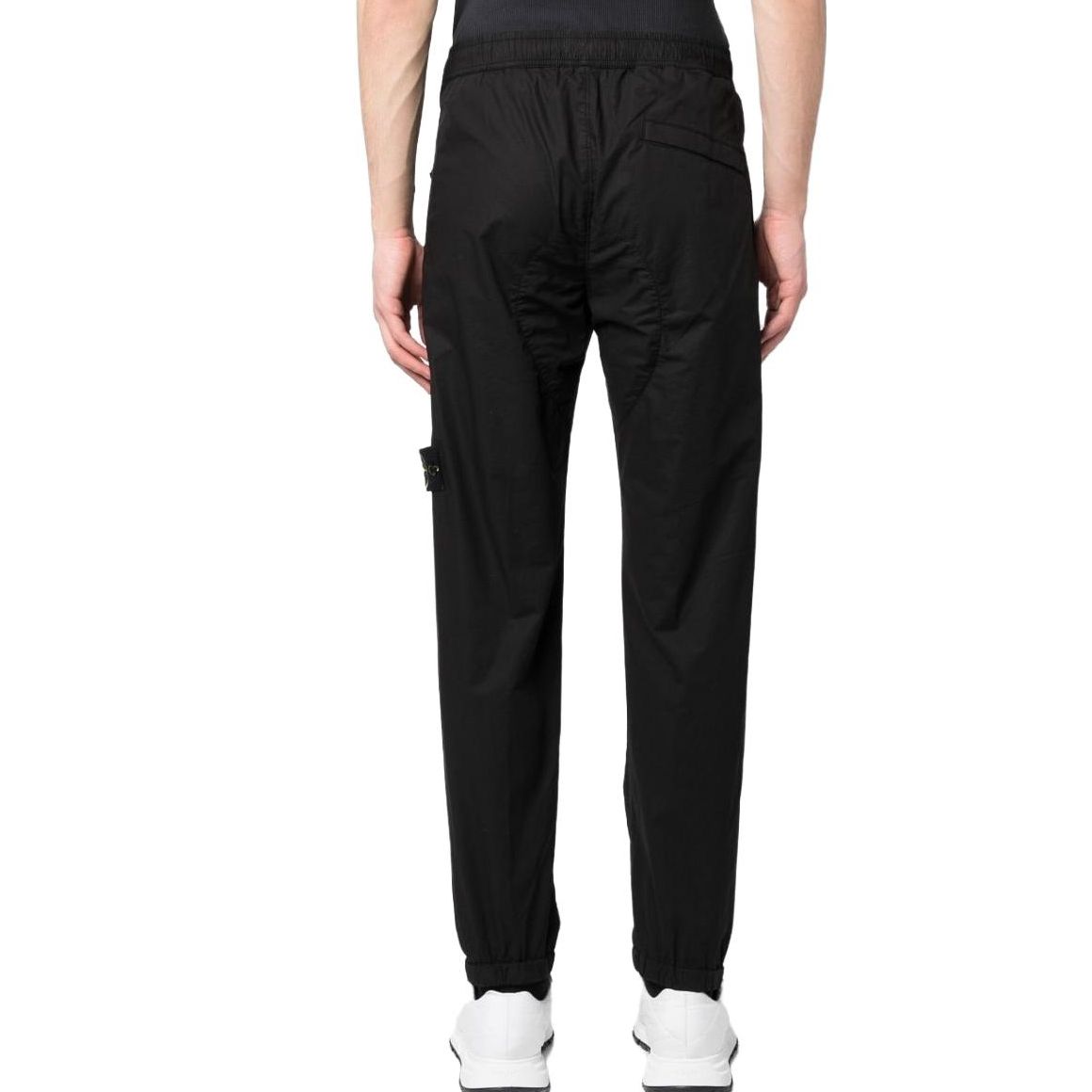 Stone Island SS23 Compass Patch Joggers  Black Casual Pants 781530503-V0029 圖 5