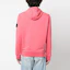 Shop ストーンアイランド SS23 コーラルピンク ロゴパッチ&ドローストリング付きパーカー 101564151-V0087