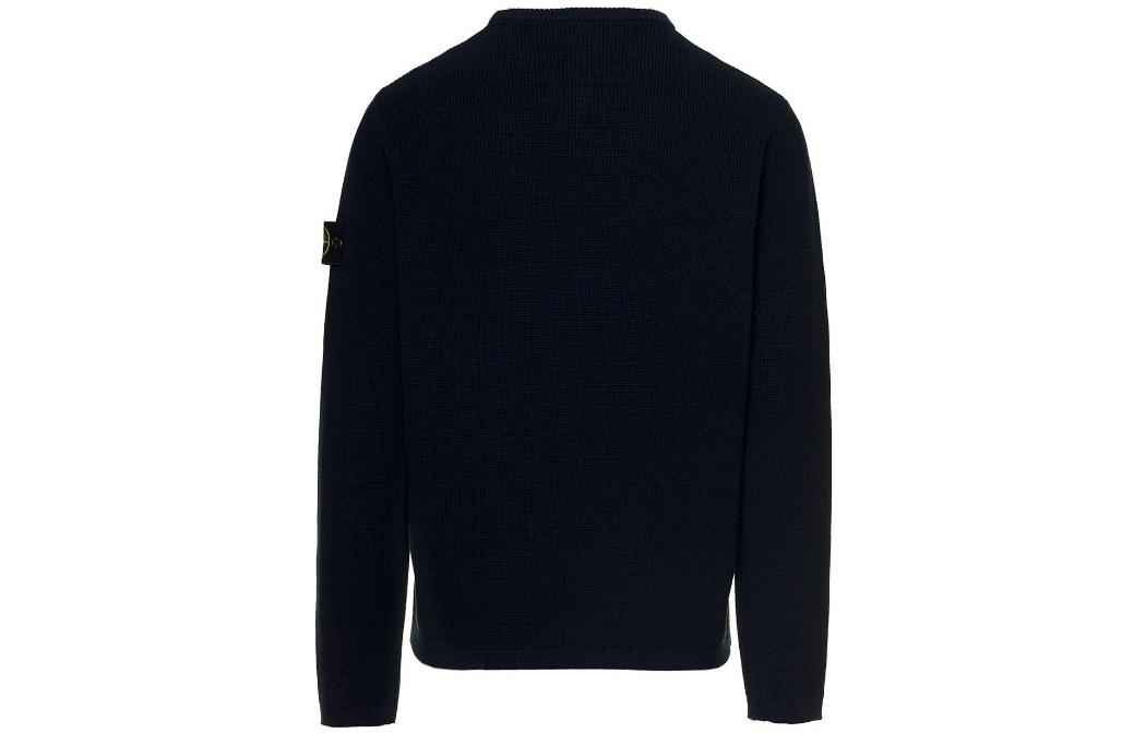 STONE ISLAND SS23 Crewneck Pullover Knit Sweater Navy Blue 7815507D8-V0020 圖 3