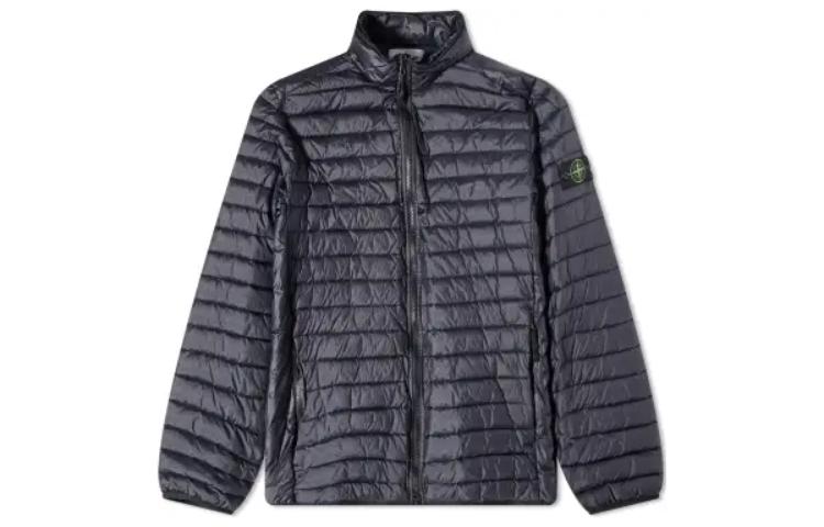 STONE ISLAND SS23 Deep Blue Logo Patch Puffer Jacket Unisex. 781541524-V0020