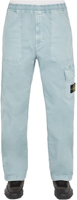 STONE ISLAND SS23 Seluar Cargo Santai Elastik Unisex Biru Terang 781532304-V0141 Order STONE ISLAND SS23 Seluar Cargo Santai Elastik Unisex Biru Terang 781532304-V0141