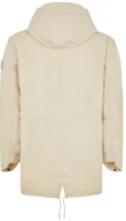 Lookbook Stone Island SS23 Ghost Pieces Khaki Zipper Hooded Fishtail Parka Jacket 7815704F1-V0090