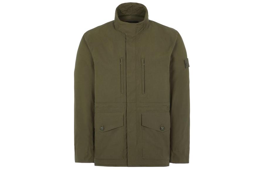 Stone Island SS23 Ghost Pieces Military Green Multi-Pocket Jacket 7815412F1-V0054