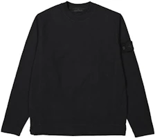 Stone Island SS23 Ghost Series Black Badge Fleece Crewneck Sweatshirt Black Men 7815611F3-V0029 Stone Island SS23 Ghost Series Black Badge Fleece Crewneck Sweatshirt Black Men 7815611F3-V0029