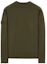Lookbook Stone Island SS23 Ghost Series Military Green Badge Crewneck Sweatshirt for Men. 7815611F3-V0054