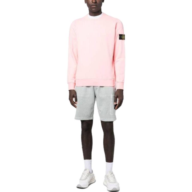 Stone Island SS23 Grey Compass Patch Elastic Waist Shorts Men 781564060-V0141 圖 3