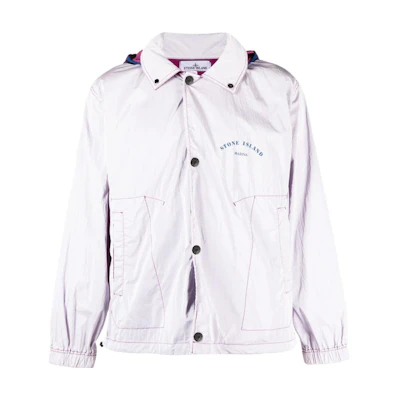 Stone Island SS23 Hand Sprayed Hoodie Jacket Men’s White 7815430T1-V0001